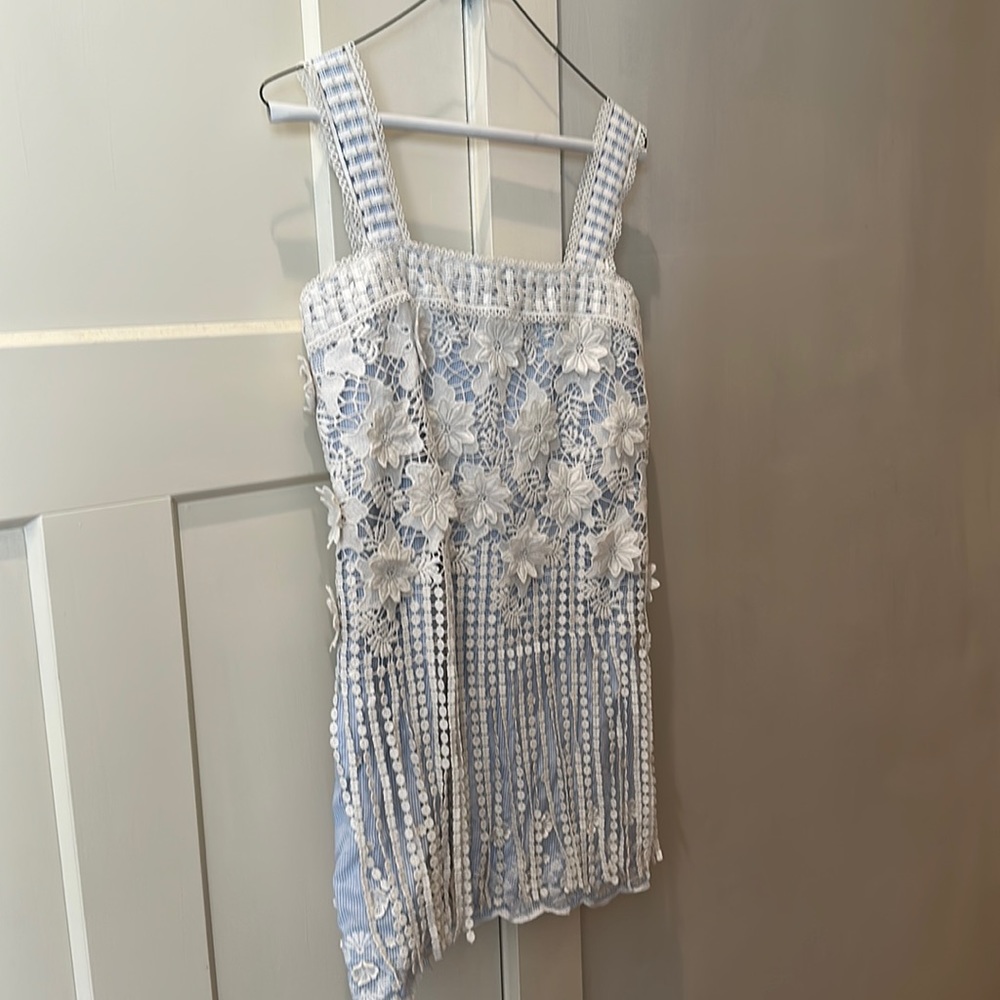 Alexis Mini Dress Crochet